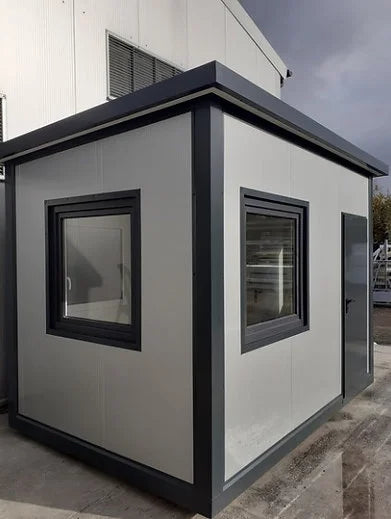 Office container with toilet