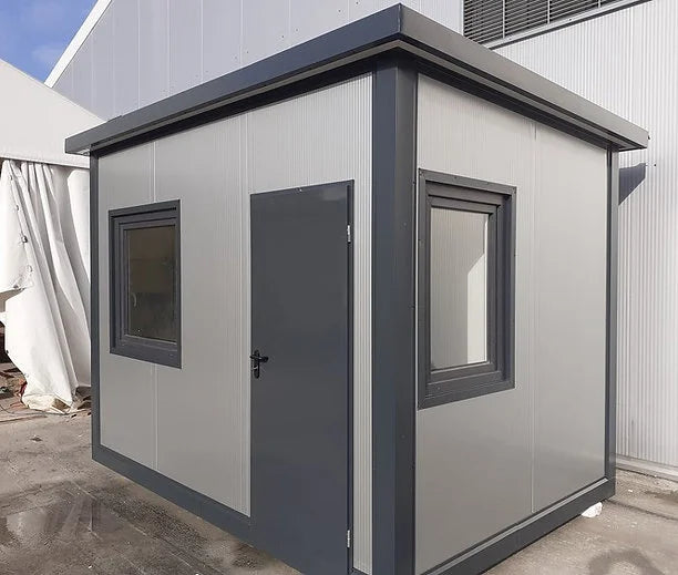 Office container with toilet