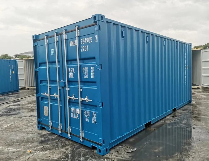 New 20-Foot Dry Cargo Shipping Container, First Voyage